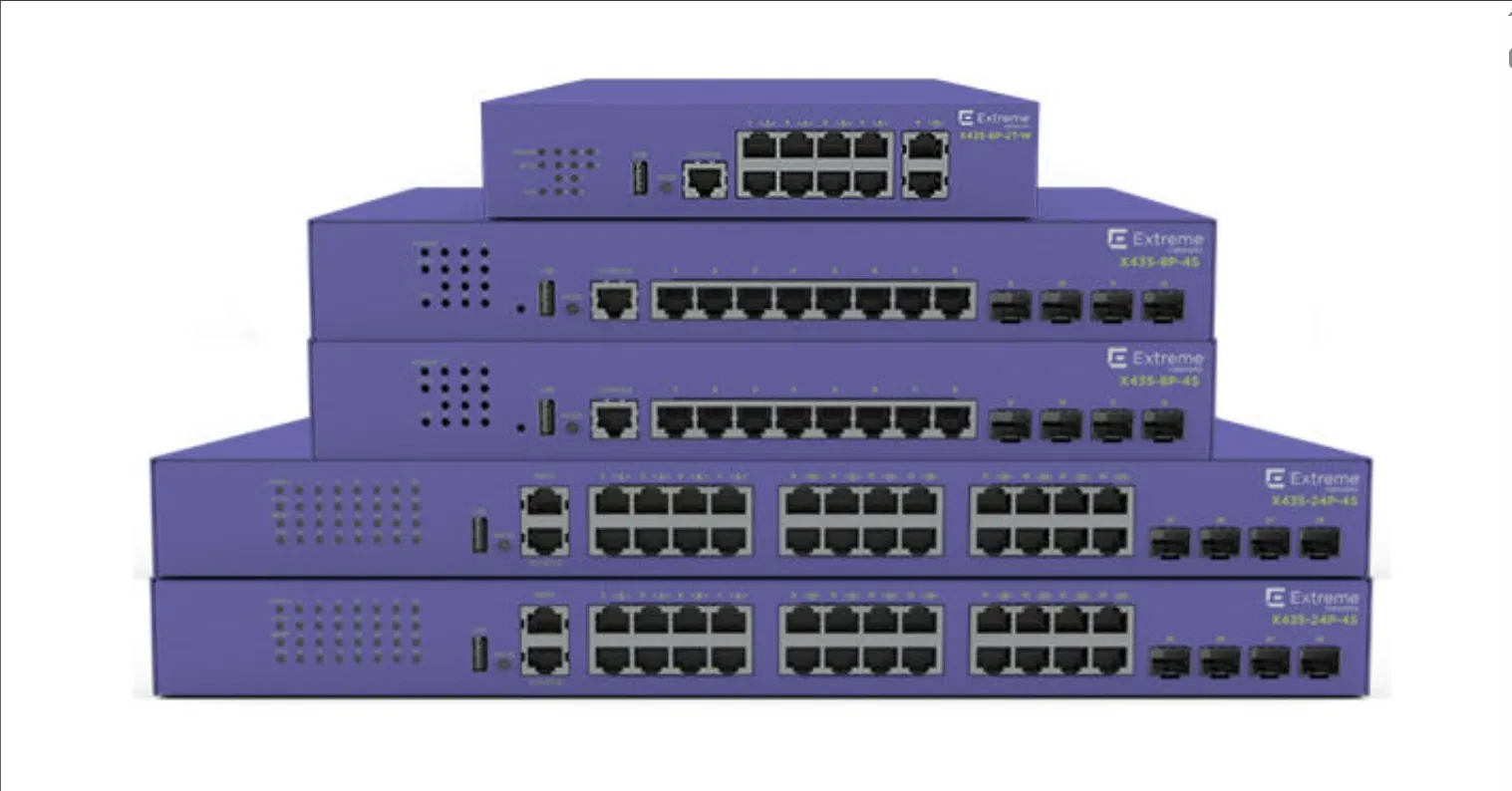 Mellanox Network Switch High-Performance Extreme X435-8p-4s Network Switch untuk Konektivitas Cepat 0