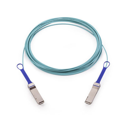 Kabel QSFP Mellanox AOC berbasis VCSEL MFA1A00-E030 IB EDR Hingga 100Gb/S
