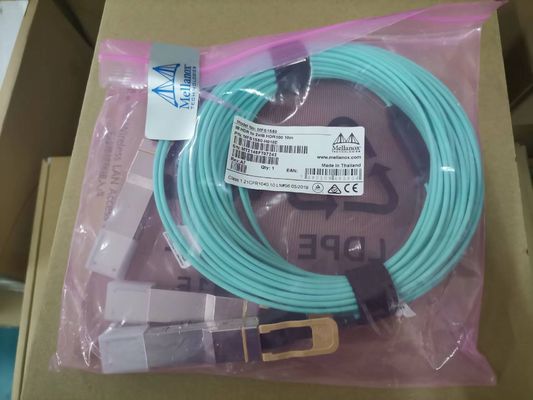 IB HDR MMF Splitter Mellanox AOC Kabel MFS1S50-H020V (QSFP56 Untuk 2xQSFP56)