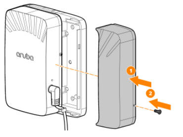 Titik Akses Nirkabel Wall Mount Aruba Beberapa Pemasangan R3V58A AP-500H-MNT1