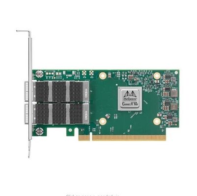 QSFP56 Mellanox Ethernet Adapter NIC ConnectX-6 Dx EN 100GbE Kartu Jaringan MCX623106AN-CDAT