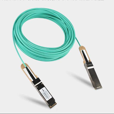 QSFP LSZH Mellanox AOC Kabel Optik Aktif MFA1A00-C050 100GbE 50m baru dan asli