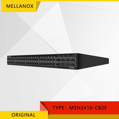 25Gb 100GbE Mellanox Sakelar Jaringan MSN2410-CB2F 1U 48 Port SFP28