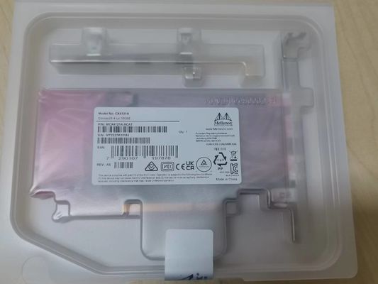 MCX4121A-XCAT ConnectX-4 Lx EN Kartu Jaringan Mellanox 10GbE Dual Port SFP28 PCIe3.0 X8