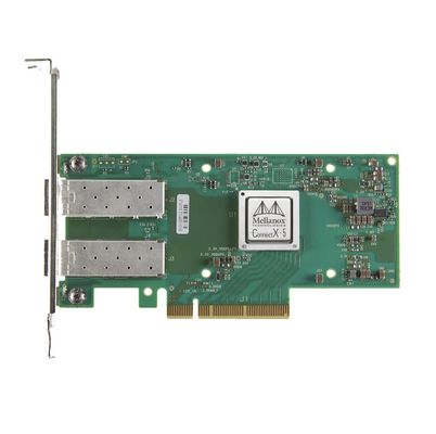 MCX512A-ACAT Mellanox ConnectX-5 EN Kartu Antarmuka Jaringan 10/25GbE Dual Port SFP28