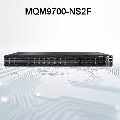 MQM9790-NS2F Mellanox Network Switch P2C Airflow 64 Port NDR 32 OSFP Port Tidak dikelola