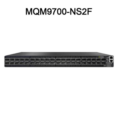 MQM9790-NS2F Mellanox Network Switch P2C Airflow 64 Port NDR 32 OSFP Port Tidak dikelola