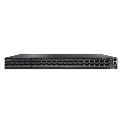 MQM9790-NS2F Mellanox Network Switch P2C Airflow 64 Port NDR 32 OSFP Port Tidak dikelola