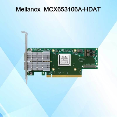 Kartu Jaringan Mellanox ConnectX-6 MCX653106A-HDAT VPI 200Gb/S InfiniBand dan Ethernet