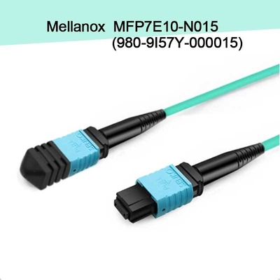 MFP7E10-N015 ((980-9I57Y-000015) Mellanox AOC MPO-12/APC-To MPO12/APC 8 Serat 15M