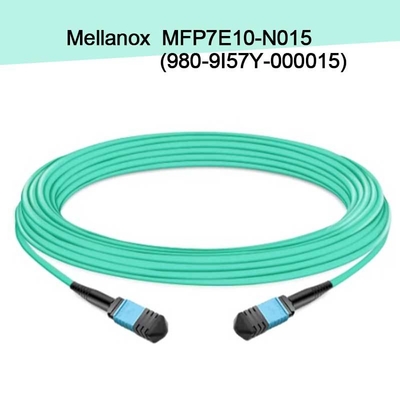 MFP7E10-N015 ((980-9I57Y-000015) Mellanox AOC MPO-12/APC-To MPO12/APC 8 Serat 15M