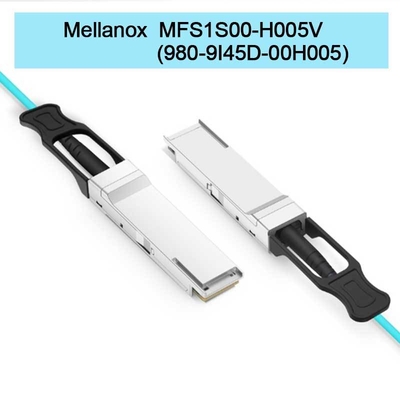 MFS1S00-H005V(980-9I45D-00H005) Kabel optik aktif Aoc Hingga 200Gb/S IB HDR QSFP56 5m