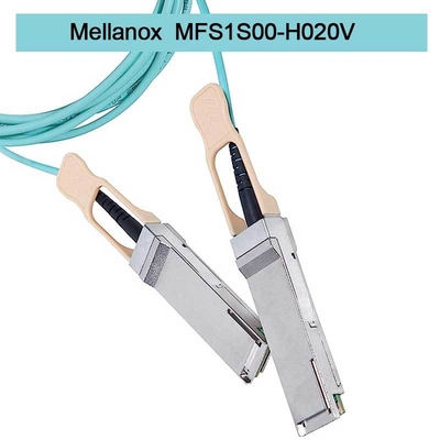MFS1S00-H020V(980-9I45T-00H020) Kabel Mellanox Aoc Ethernet 200GbE QSFP56 Kabel Optik Aktif Kabel infiniband