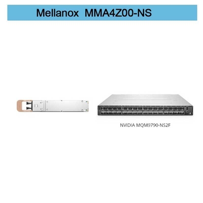 MMA4Z00-NS SFP+ MELLANOX Kompatibel 800G 2xSR4 OSFP PAM4 850nm 50m InfiniBand NDR Modul