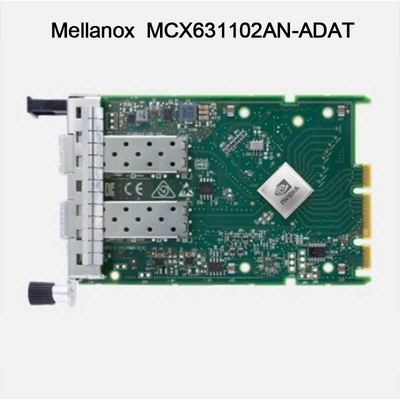 Kartu Jaringan Nic Mellanox 25GB MCX631102AN-ADAT Dual Port SFP28 PCIE 4.0 X8