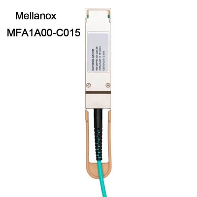 100GbE QSFP LSZH Mellanox AOC Kabel Ethernet MFA1A00-C015 15m
