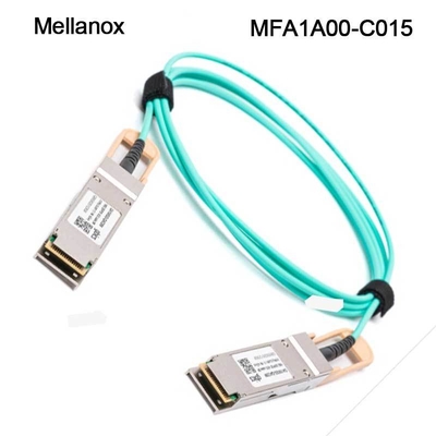 100GbE QSFP LSZH Mellanox AOC Kabel Ethernet MFA1A00-C015 15m