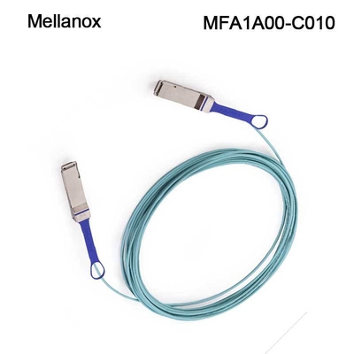 100GbE LSZH Mellanox QSFP28 Kabel Optik Aktif AOC MFA1A00-C010 10m