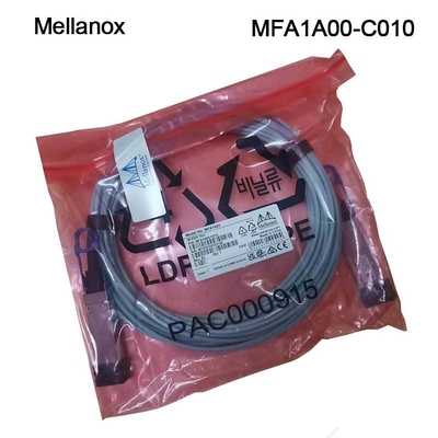 100GbE LSZH Mellanox QSFP28 Kabel Optik Aktif AOC MFA1A00-C010 10m