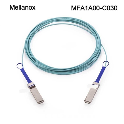 Kabel AOC Mellanox 100GbE Optik Aktif MFA1A00-C030 QSFP LSZH 30m