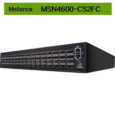 Sakelar Jaringan Mellanox Open 2U 100GbE MSN4600-CS2FC Dengan Cumulus Ethernet
