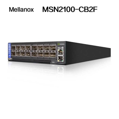 MSN2100-CB2F Mellanox Ethernet Beralih Setengah Lebar 10/25GbE Dan 100GbE