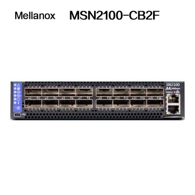MSN2100-CB2F Mellanox Ethernet Beralih Setengah Lebar 10/25GbE Dan 100GbE