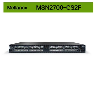 MSN2700-CS2F Mellanox Switch Spectrum Berdasarkan 32 Port 100GbE Open Ethernet Platform