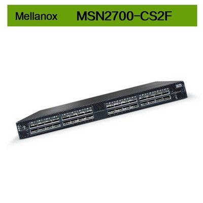 MSN2700-CS2F Mellanox Switch Spectrum Berdasarkan 32 Port 100GbE Open Ethernet Platform