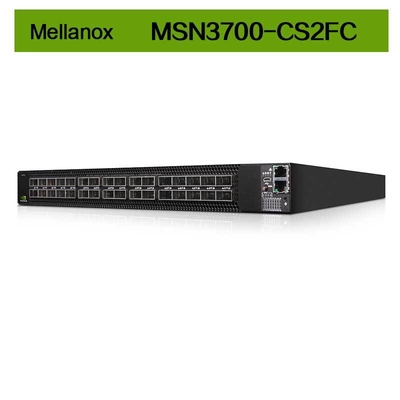 Cumulus Linux 2 PSU AC Mellanox Network Switch MSN3700 - CS2FC 100GbE 1U 32 Port QSFP28