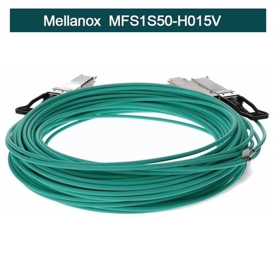 MFS1S50-H015V Kabel Mellanox Aoc InfiniBand Active Copper QSFP+ Ke SFP+ Cable Assembly
