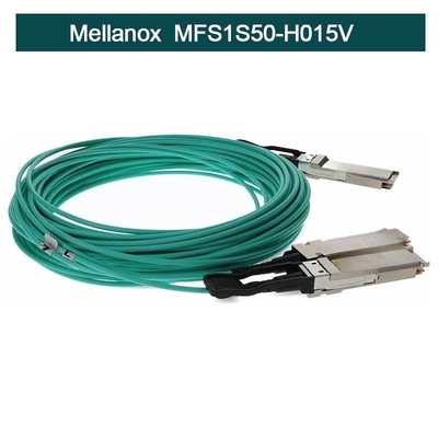 MFS1S50-H015V Kabel Mellanox Aoc InfiniBand Active Copper QSFP+ Ke SFP+ Cable Assembly