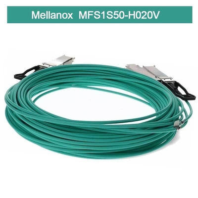 IB HDR MMF Splitter Mellanox AOC Kabel MFS1S50-H020V (QSFP56 Untuk 2xQSFP56)
