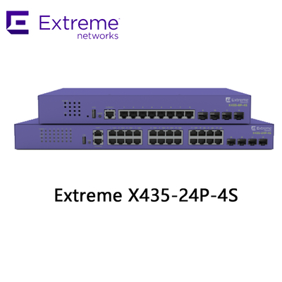 24P Extreme Networks X435 AVB Switch X435 4S 68Gbps 50,6Mpps baru dan asli