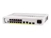 Sakelar Ethernet Gigabit PoE Baru C9200cx-12t-2X2g-E Asli Merek Baru dengan Port Fiber SFP Fungsi Vlan Snmp Qos