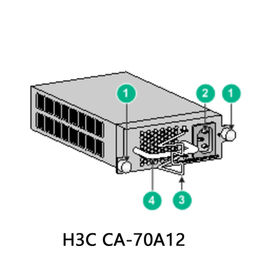 Catu Daya DC Kinerja Tinggi H3c Ca-70A12 untuk Perangkat, Kardus 2.5A
