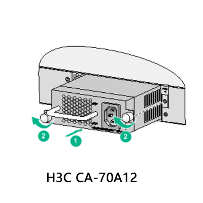 Catu Daya DC Kinerja Tinggi H3c Ca-70A12 untuk Perangkat, Kardus 2.5A
