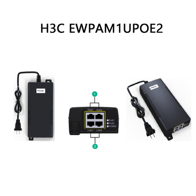 Adaptor Daya Jaringan H3c Ewpam1upoe2 60-Port 55W-1V-1.1A-DC >200Mbps Karton