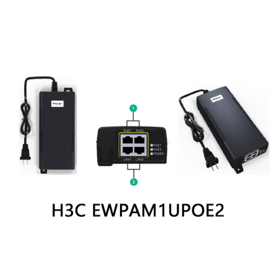 Adaptor Daya Jaringan H3c Ewpam1upoe2 60-Port 55W-1V-1.1A-DC >200Mbps Karton