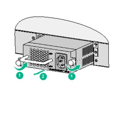 Modul Daya AC H3c Psr650c-12A Mendukung Daya AC 650W 650W Karton