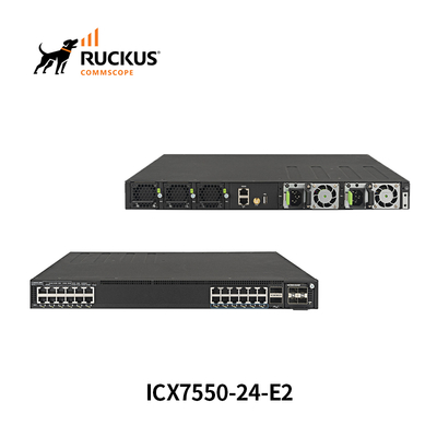 Sakelar Ruckus Icx7550-24-E2 Tingkat Lanjut dengan 24 Port untuk Konektivitas yang Mulus