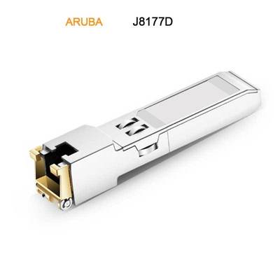 HPE Aruba Networking Switch 1G SFP RJ45 T 100M CAT5E Transceiver (J8177D)