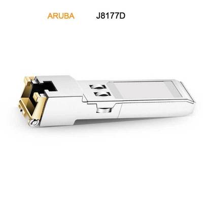 HPE Aruba Networking Switch 1G SFP RJ45 T 100M CAT5E Transceiver (J8177D)