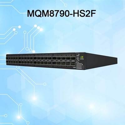 MQM8790-HS2F HDR Mellanox Infiniband Beralih 40 Port QSFP56 2 Catu Daya AC