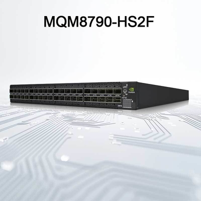 40 QSFP56 Port Mellanox Quantum Hdr Infiniband Switch 200 Gbps MQM8790-HS2F