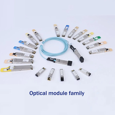 200G QSFP56 SR4 CDR Optical Transceiver Module 100m pada Om4 / 70m pada Om3 Fiber High-Performance Computing Interconnect untuk Data Center