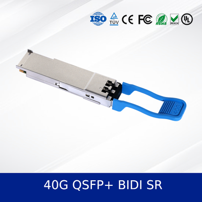 Ethernet Berkinerja Tinggi 40g Qsfp+ Bidi 850/908nm 40G QSFP+ BIDI SR Modul Transceiver Optik Modul Qsfp+ Bidi