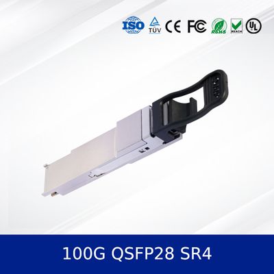 Qsfp-100g-Sr4 Modul Transceiver Optik Qsfp28 100gbase-Sr4 850nm 100m Dom MPO-12 Mmf Fiber Optic Transceiver