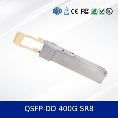 Modul Transceiver Optik QSFP-DD 400G SR8 Kecepatan Tinggi untuk Pusat Data