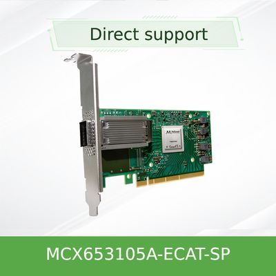 10GB Mellanox Network Card MCX653105A-ECAT-SP MCX653106A-ECAT